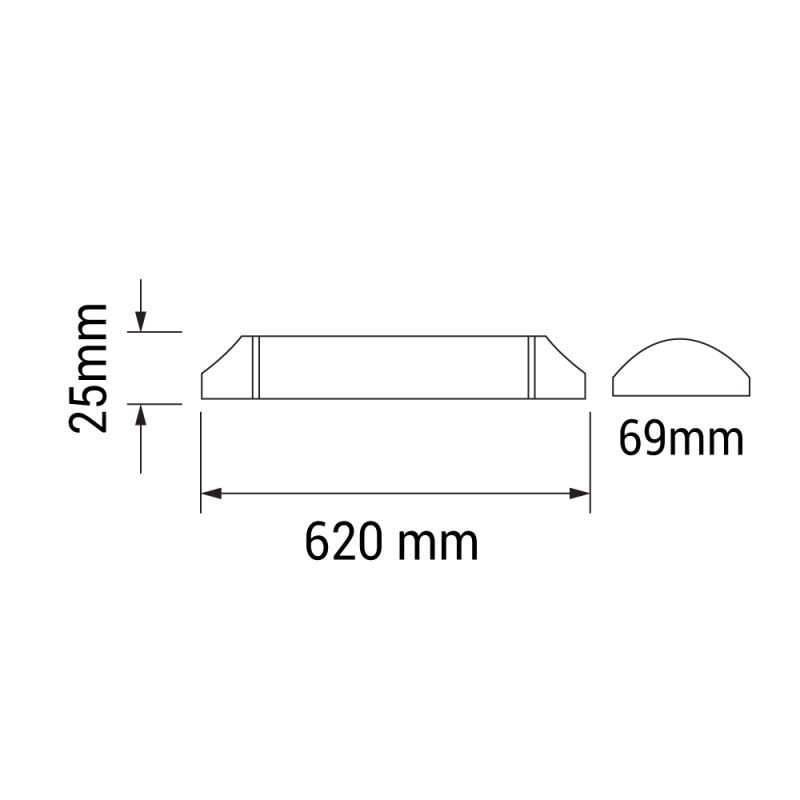 Optonica LED Batten Fitting IP20