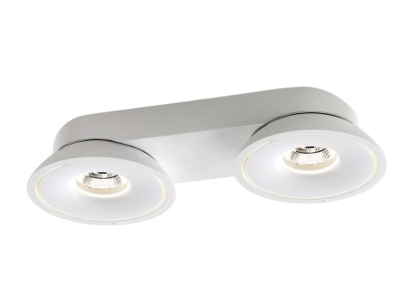 Optonica LED COB 2x15W Downlight Round White CCT CRI>90 - BRIDGELUX