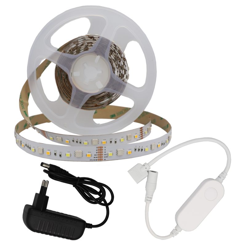 Optonica Smart LED Strip Set Adapter + WIFI Controller 60 LEDs Alexa & Google Assistant
