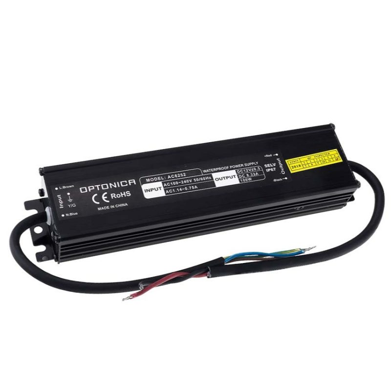 Optonica LED Waterproof Power Supply IP67 12V