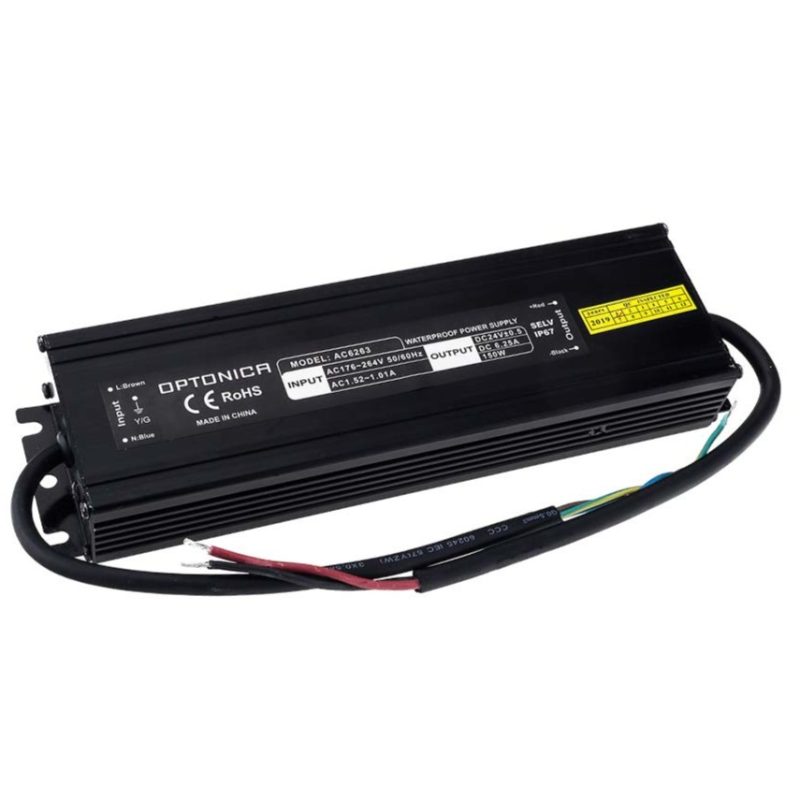 Optonica LED Waterproof Power Supply IP67 24V