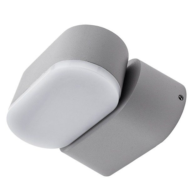 Optonica LED Wall Light Epistar 6W Gray Body Rotatable