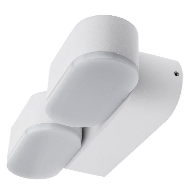 Optonica LED Wall Light Epistar 2x6W White Body Rotatable