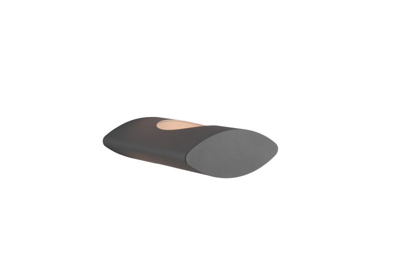 Trio Lighting Katun applique da esterno ovale LED 5W 3000K antracite IP54