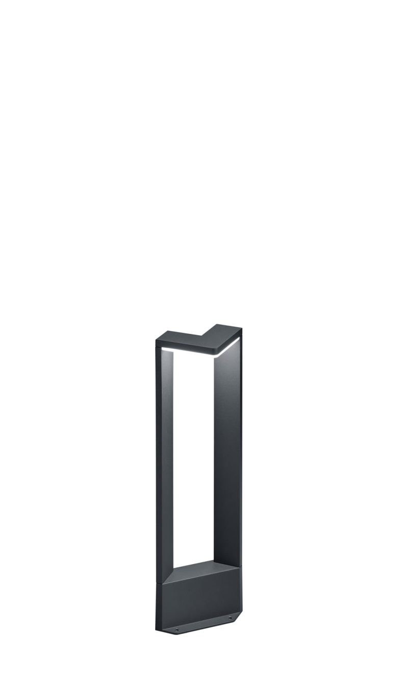 Trio Lighting Ganges lampada da terra LED esterno triangolare antracite