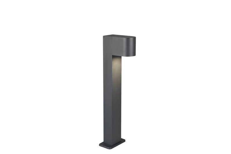 Trio Lighting Roya Gartenmast außen halbrund 1xGU10 max. 20W anthrazit