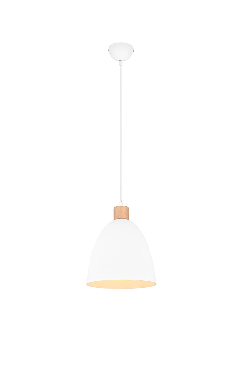 Trio Lighting Jagger hanglamp mat wit metaal E27 excl. lichtbron 150 cm hoog