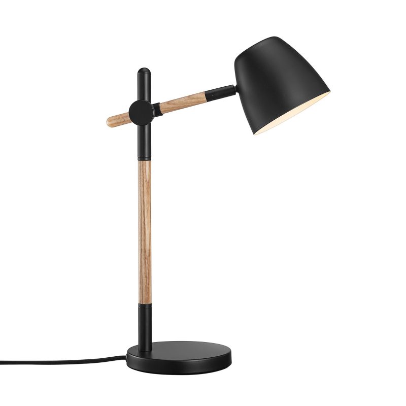 Nordlux Theo | Lampada da tavolo | Nera