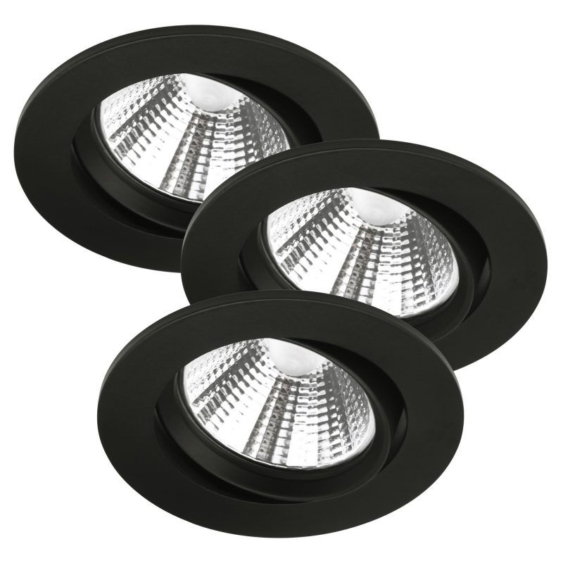 Nordlux Fremont 3-Kit IP23 2700K - Downlight - Black
