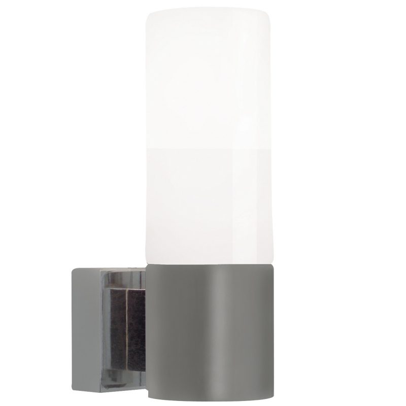 Nordlux Tangens Single - Wandlamp - Geborsteld staal