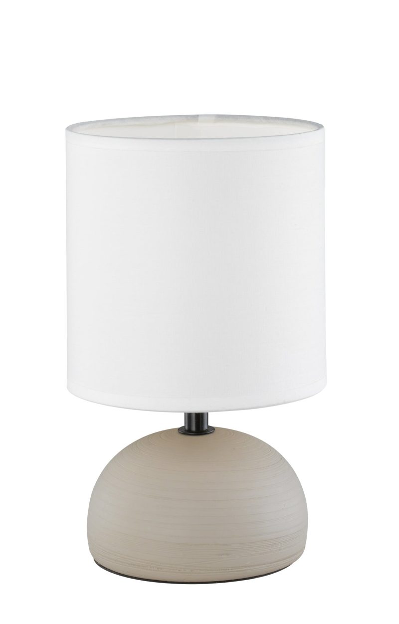Trio Lighting Luci ceramic table lamp cappuccino E14 socket max. 40W