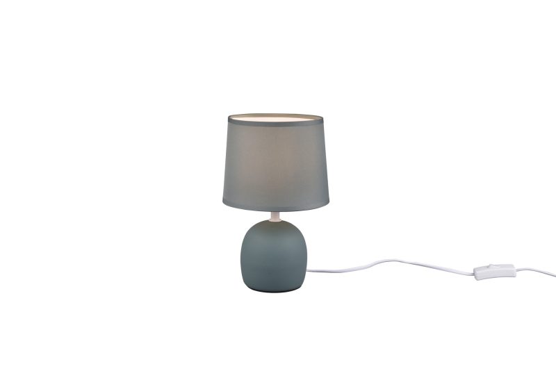 Trio Lighting Malu groene tijdloze keramische tafellamp 1xE14