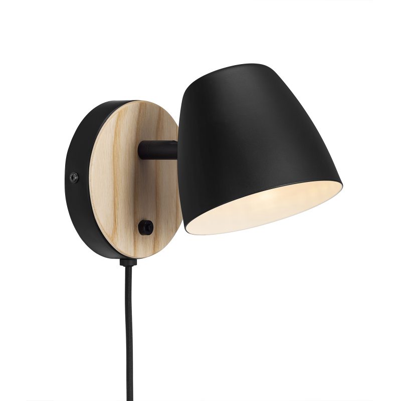 Nordlux Theo | Applique Murale | Noir