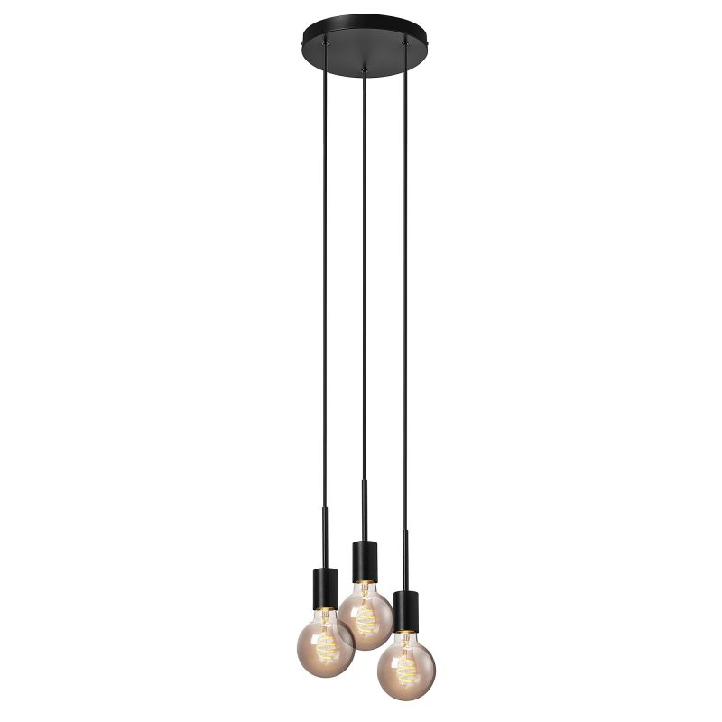 Nordlux Paco 3-Spot - Sospensione - Nera