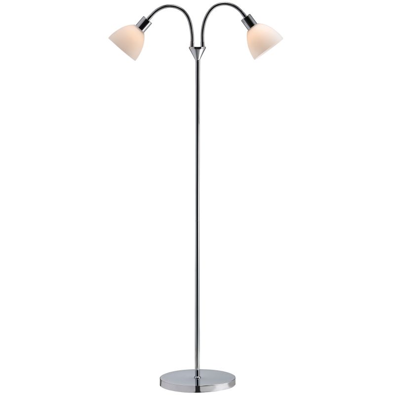 Nordlux Ray Double - Floor lamp - Chrome