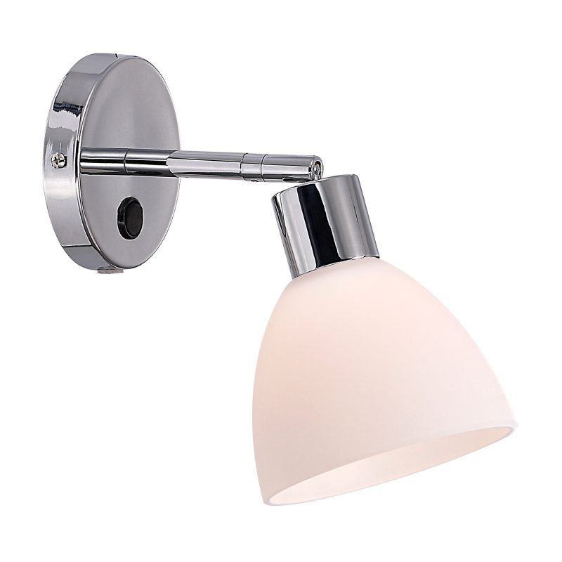Nordlux Ray | Wall light | Chrome