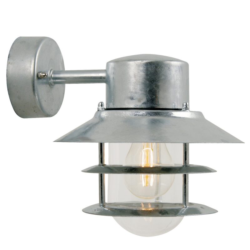 Nordlux Blokhus Down - Wall Light - Galvanized