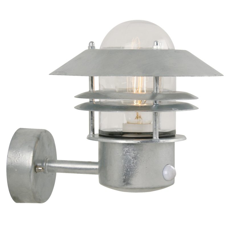 Nordlux Blokhus Up Sensor - Wall light - Galvanized