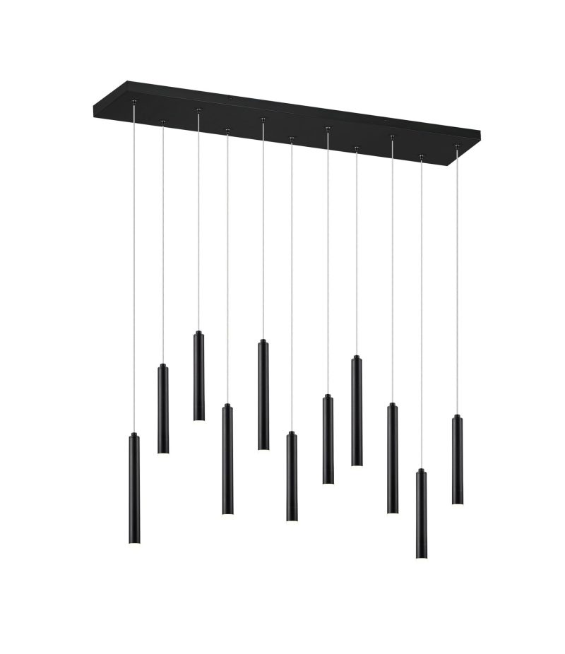Trio Lighting Lampada a sospensione dritta a forma di barra 11xLED DIM 2,8W 3000K nero opaco