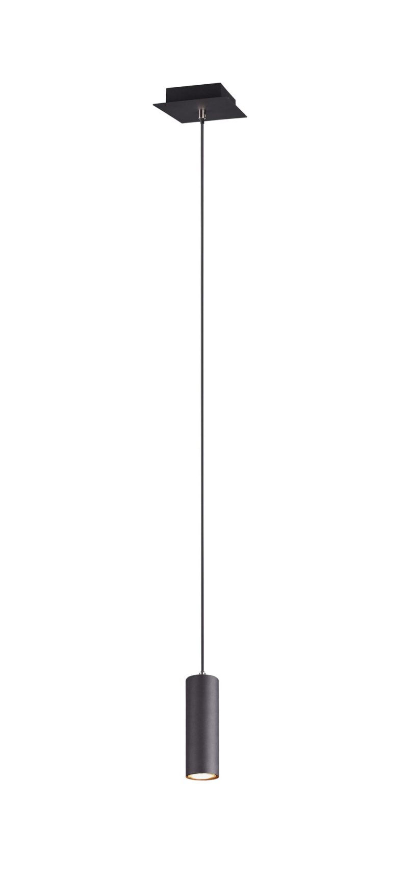 Trio Lighting Marley lampada a sospensione nero opaco, attacco GU10 escl. lampadina