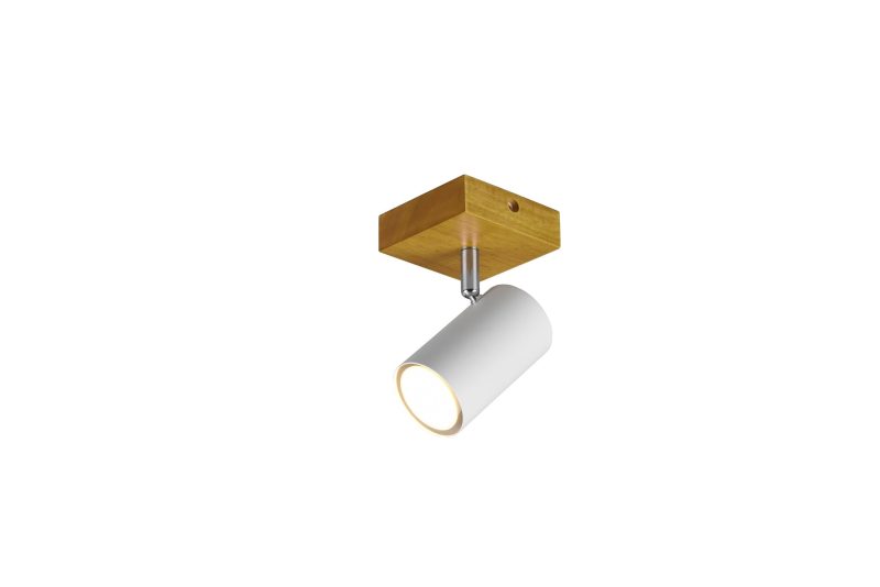 Trio Lighting Matte white manoeuvrable wall/ceiling spot 1xGU10