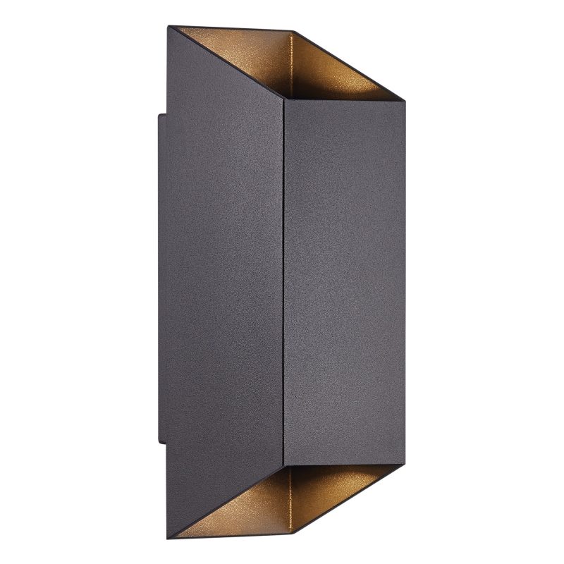 Nordlux Nico Square 22 | Wandlamp | Zwart