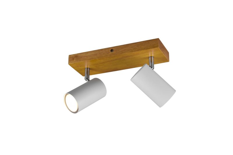 Trio Lighting Spot de plafond duo orientable 2xGU10 blanc mat