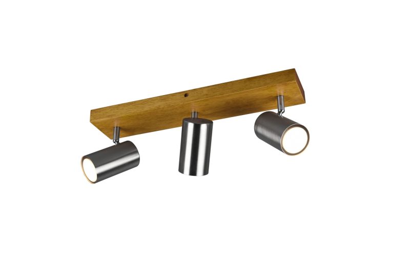 Trio Lighting Plafoniera 3xGU10 nickel opaco