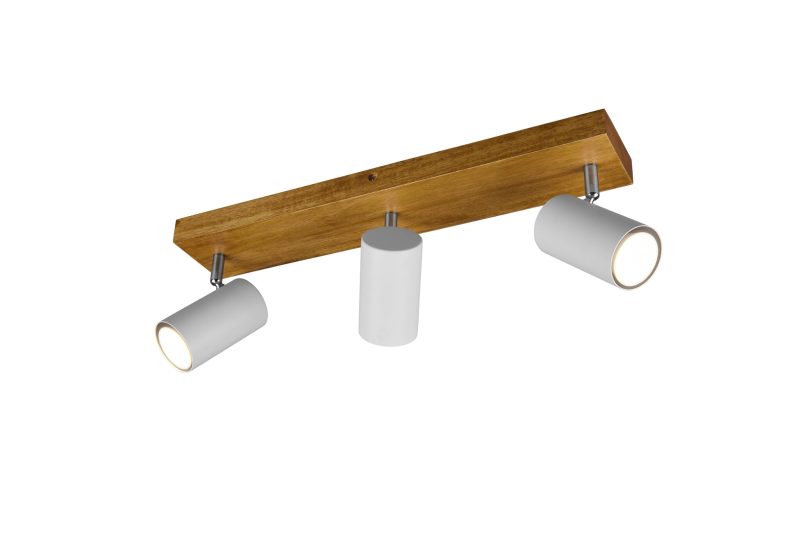 Trio Lighting Manoeuvrable trio ceiling spot 3xGU10 white