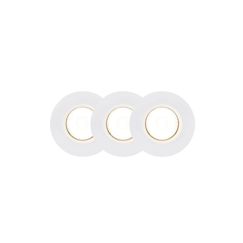 Nordlux Fremont 3-Kit IP65 2700K - Downlight - Wit