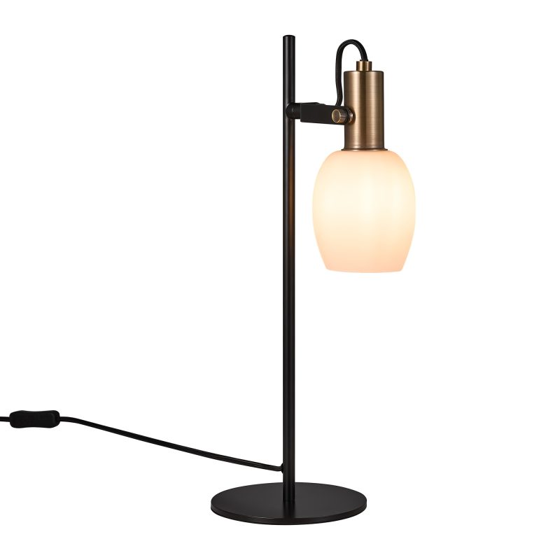 Nordlux Arild | Lampada da tavolo | Nera