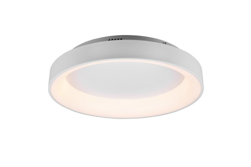 Trio Lighting Lampada da soffitto rotonda multifunzionale LED 48W 2600-6000K bianco opaco