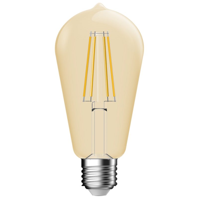 Nordlux Deco E27 - ST64 - Dim - 2500 Kelvin - 400 Lumen - Lampadina - Colore Oro