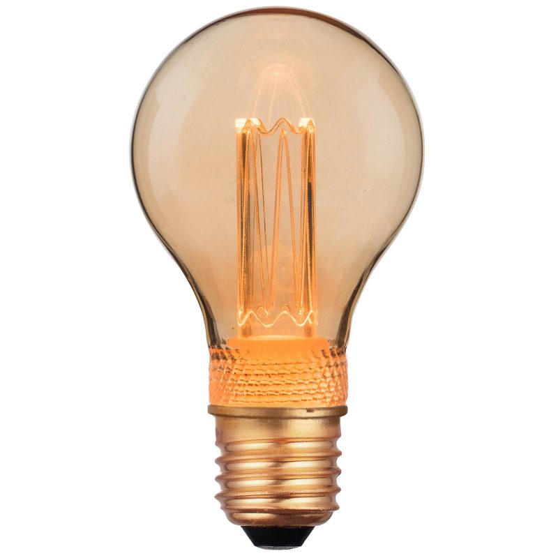 Nordlux Deco E27 - A60 Retro - Dim - 1800 Kelvin - 65 Lumen - Light Bulb - Gold colour