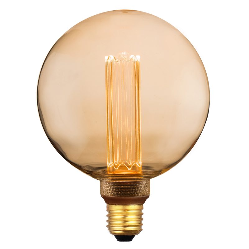 Nordlux Deco E27 - G125 Retro - Dim - 1800 Kelvin - 120 Lumen - Light Bulb - Gold colour