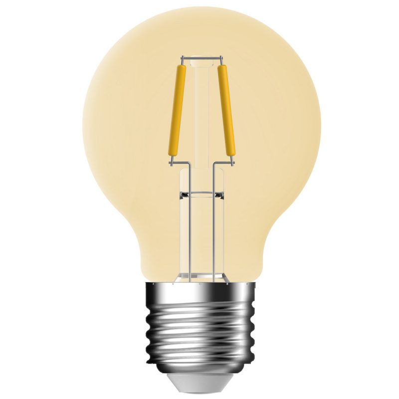 Nordlux Deco E27 - G45 - Dim - 2500 Kelvin - 400 Lumen - Light Bulb - Gold colour
