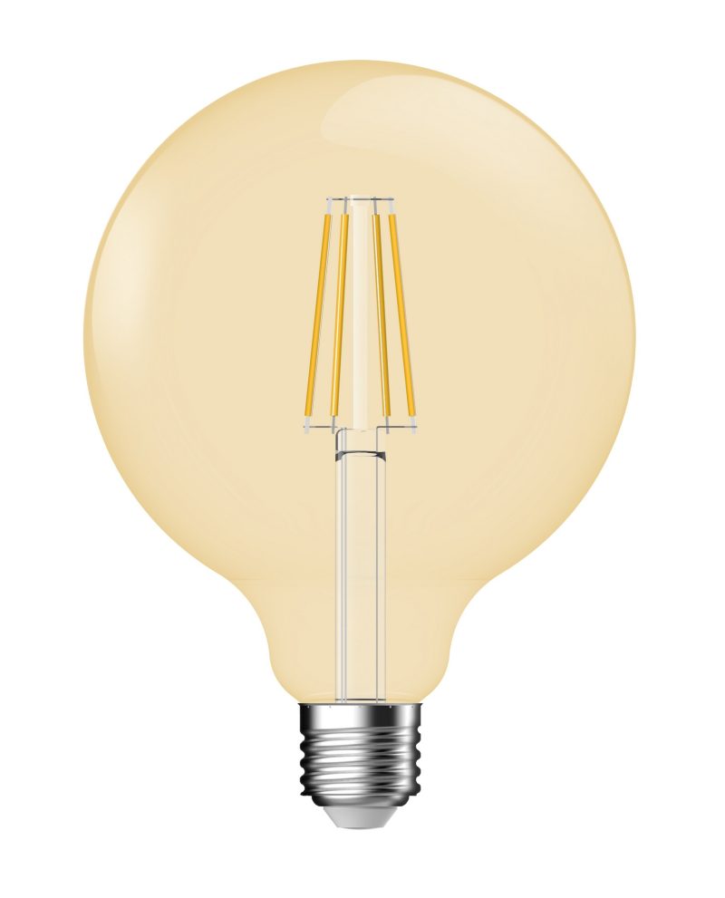 Nordlux Deco E27 - G95 - Dim - 2500 Kelvin - 400 Lumen - Light Bulb - Gold colour