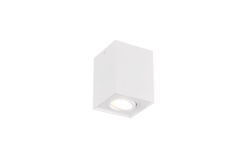 Trio Lighting Tight rotatable single ceiling spot 1xGU10 white