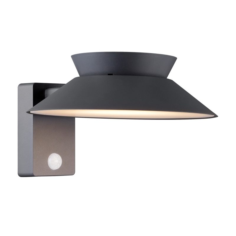 Nordlux Justina Solar - Wandleuchte - Anthrazit