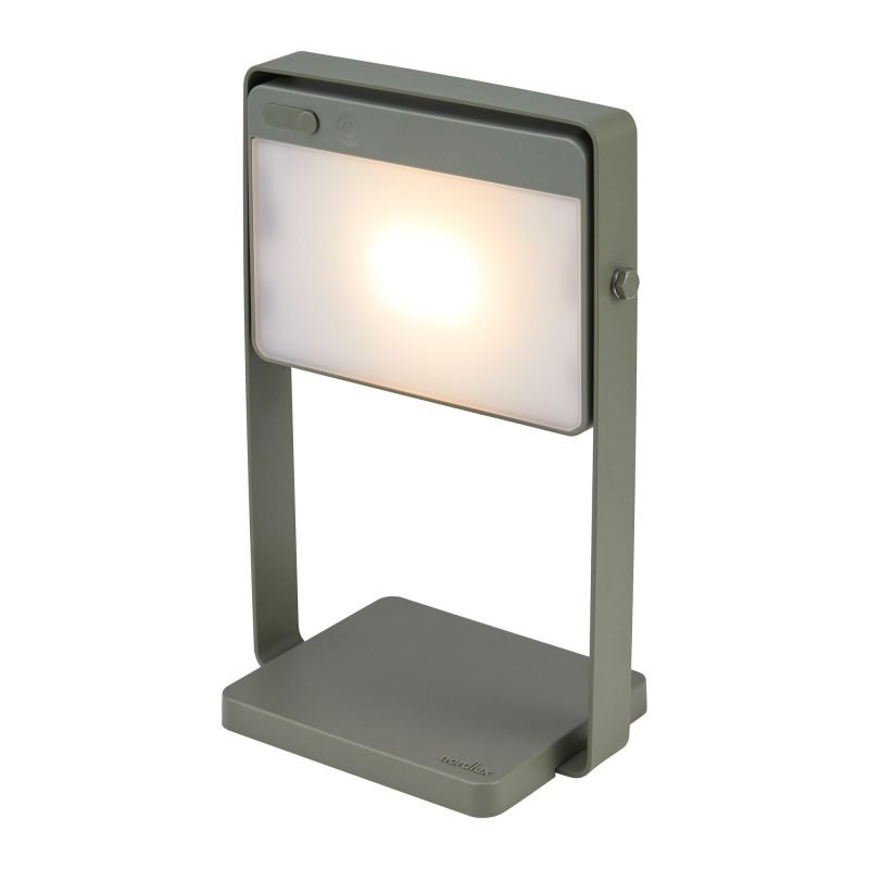 Nordlux Saulio Solar - Battery light - Olive green
