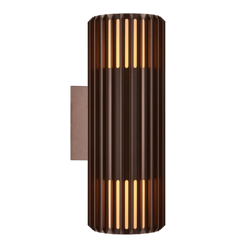Nordlux Aludra Double - Wall light - Seaside brown metallic