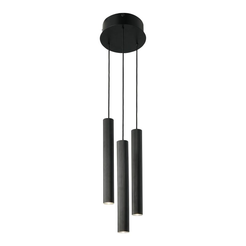 Nordlux Vico 3-Rondel - Sospensione - Nera