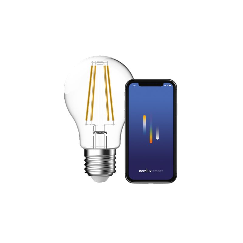 Nordlux Smart E27 - A60 - 2200-6500 Kelvin - 600 Lumen - Light Bulb - Clear