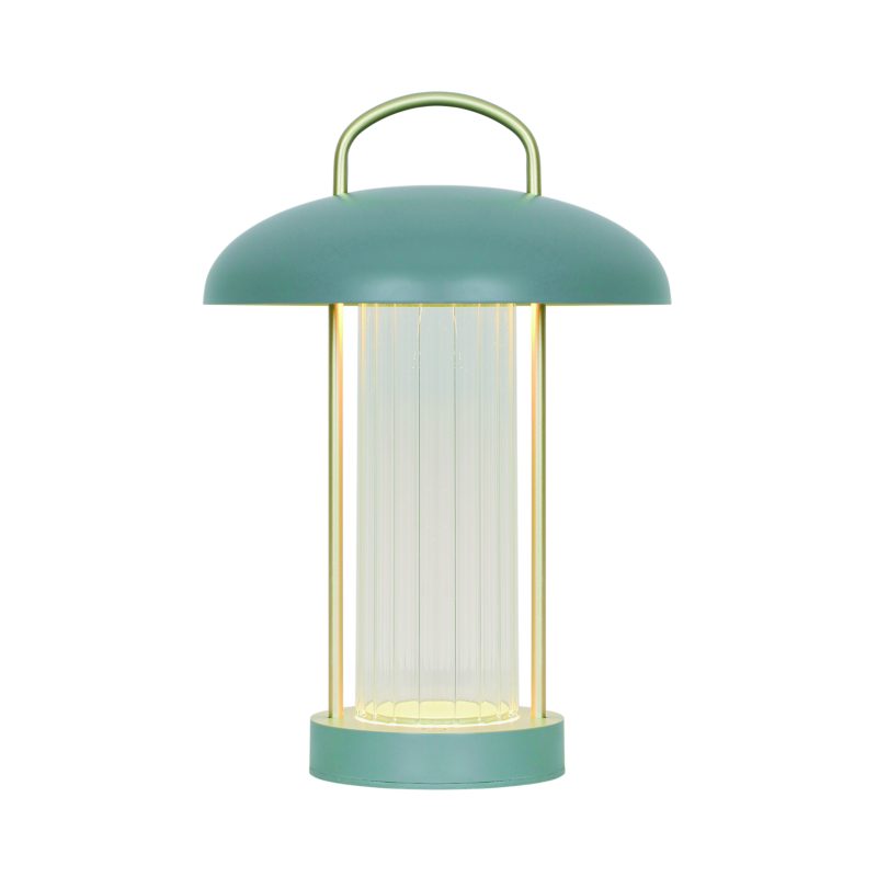 Nordlux Mirano Portable - Lampe de table en vert poussiéreux
