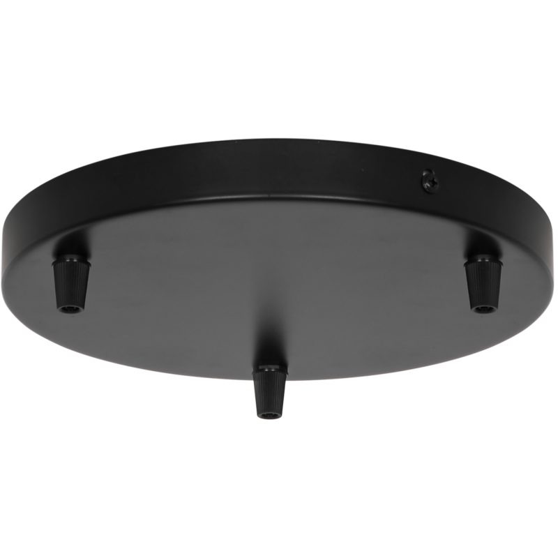 Nordlux Luana 3-exits - Canopy - Schwarz
