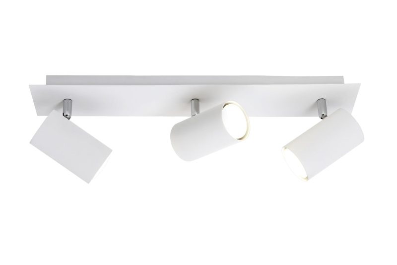 Trio Lighting Driedelige draaibare plafondspot 3xGU10 wit