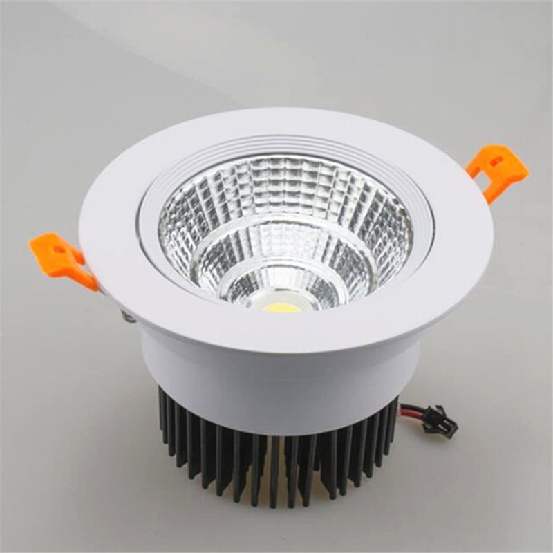 Kinghood Großer weißer Einbaustrahler 24W 160 mm (Schnittgröße 140 bis 155 mm)
