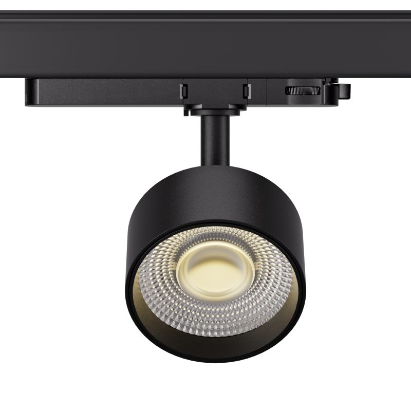Hyrwell Fixo Dali cilinderspot 20W voor rail dia 90 mm hoogte 47 mm ultraplat