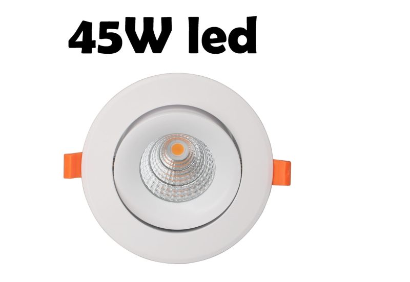 Profy Hyrwell Large 45W LED dimmable recessed spot 5 year warranty 193 mm outer size