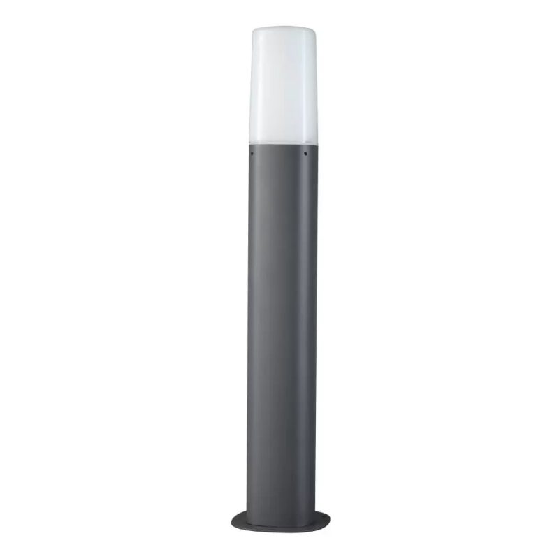 K&S Pollerleuchte aus schwarzem Metall E14 IP54 500 mm hoch